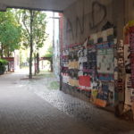 "passage with lost shoes"